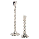 Crillon Silver Candle Holder - Small by Richmond Interiors