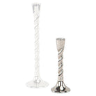 Crillon Silver Candle Holder - Small by Richmond Interiors
