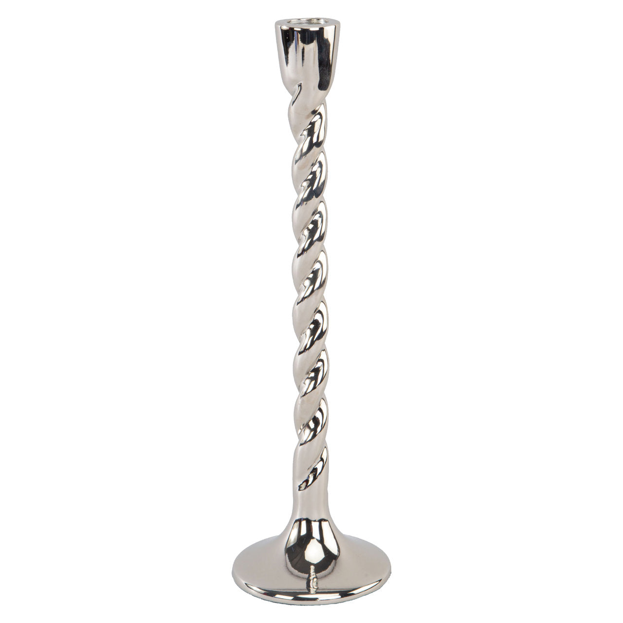 Crillon Silver Candle Holder - Large by Richmond Interiors