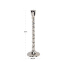 Crillon Silver Candle Holder - Large by Richmond Interiors