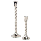 Crillon Silver Candle Holder - Large by Richmond Interiors