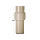 Torra Beige Glass Vase - Small by Richmond Interiors