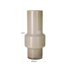 Torra Beige Glass Vase - Large by Richmond Interiors