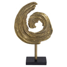 Swirl Antique Brass Decorative Object - Small by Richmond Interiors