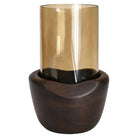 Sloane Walnut Hurricane Light - Small by Richmond Interiors