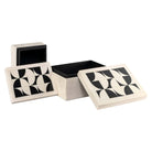 Flake Black & White Storage Box (Set of 2) by Richmond Interiors
