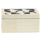Flake Black & White Storage Box (Set of 2) by Richmond Interiors