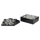 Lux Black & White Storage Box (Set of 2) by Richmond Interiors