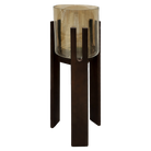 Reese Walnut Hurricane Light - Large by Richmond Interiors