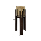Reese Walnut Hurricane Light - Large by Richmond Interiors