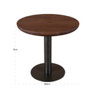 Baldwin Spice Brown Mango Wood Bistro Table - 80cm by Richmond Interiors