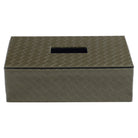 Vex Olive Faux Leather Tissue Box by Richmond Interiors