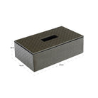 Vex Olive Faux Leather Tissue Box by Richmond Interiors