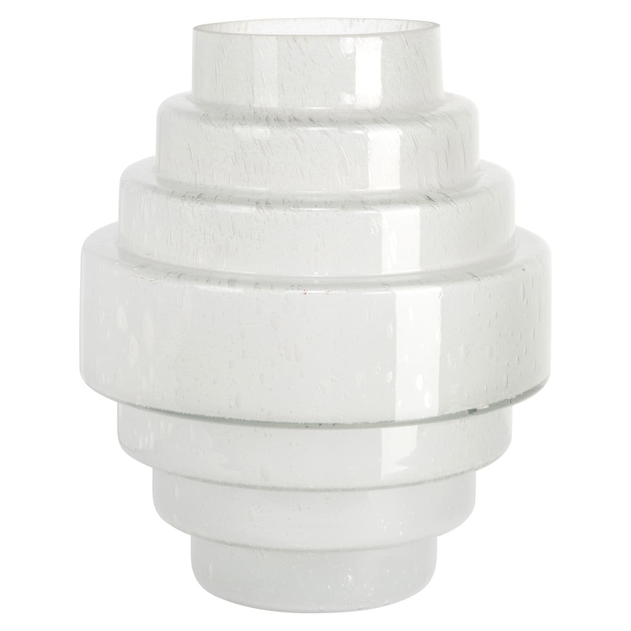 Samara White Glass Vase by Richmond Interiors