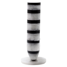 River Black & White U Shaped Candle Holder by Richmond Interiors