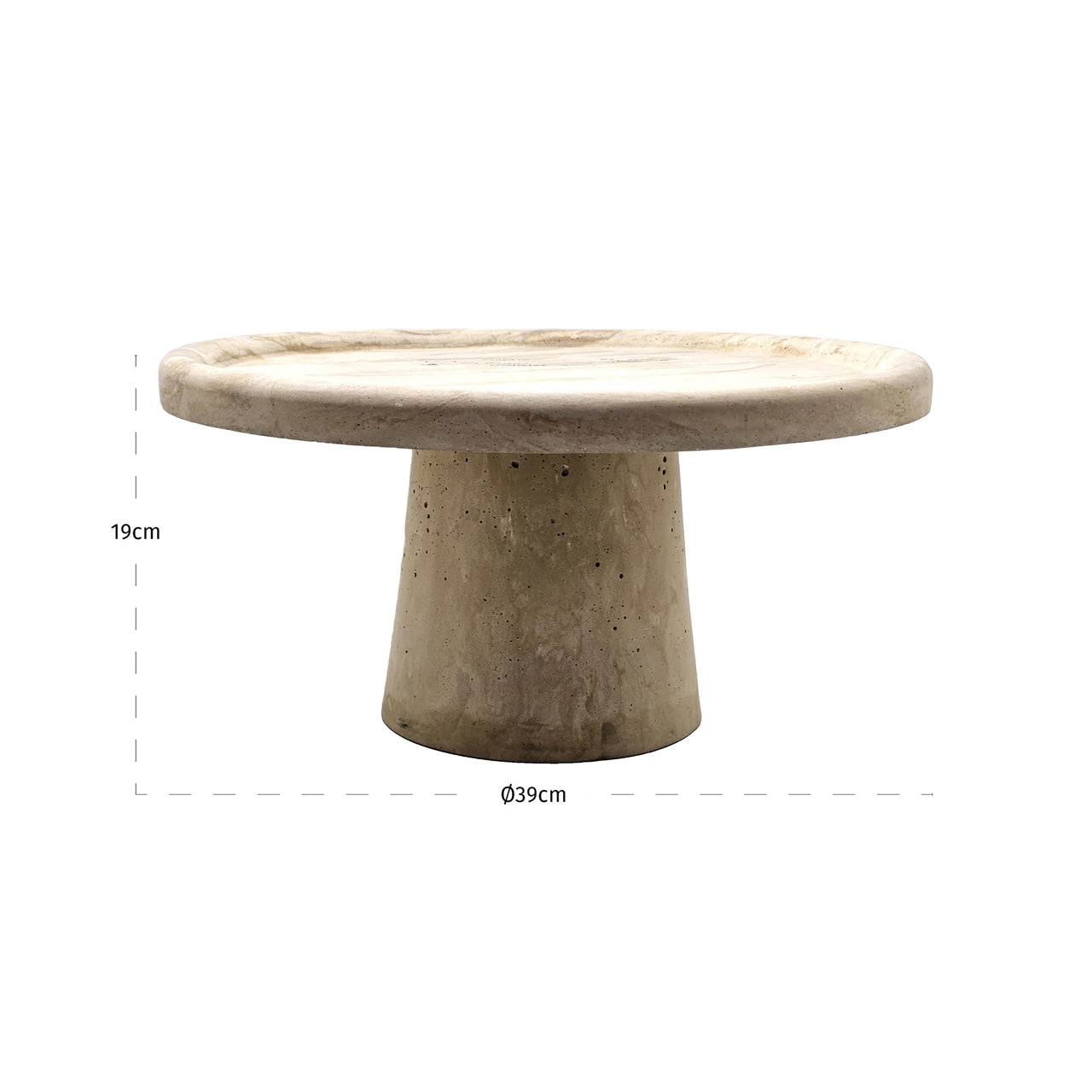 Beccy Beige Cake Plate by Richmond Interiors