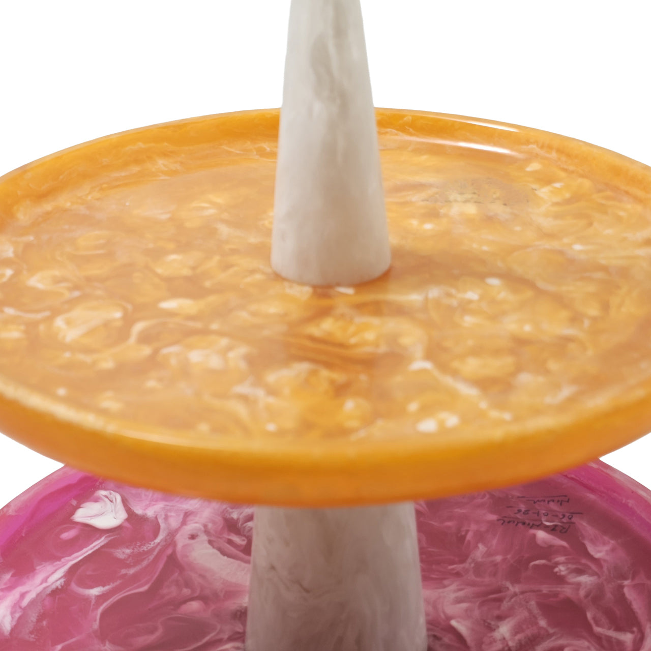 Posy Pink & Orange Cake plate by Richmond Interiors