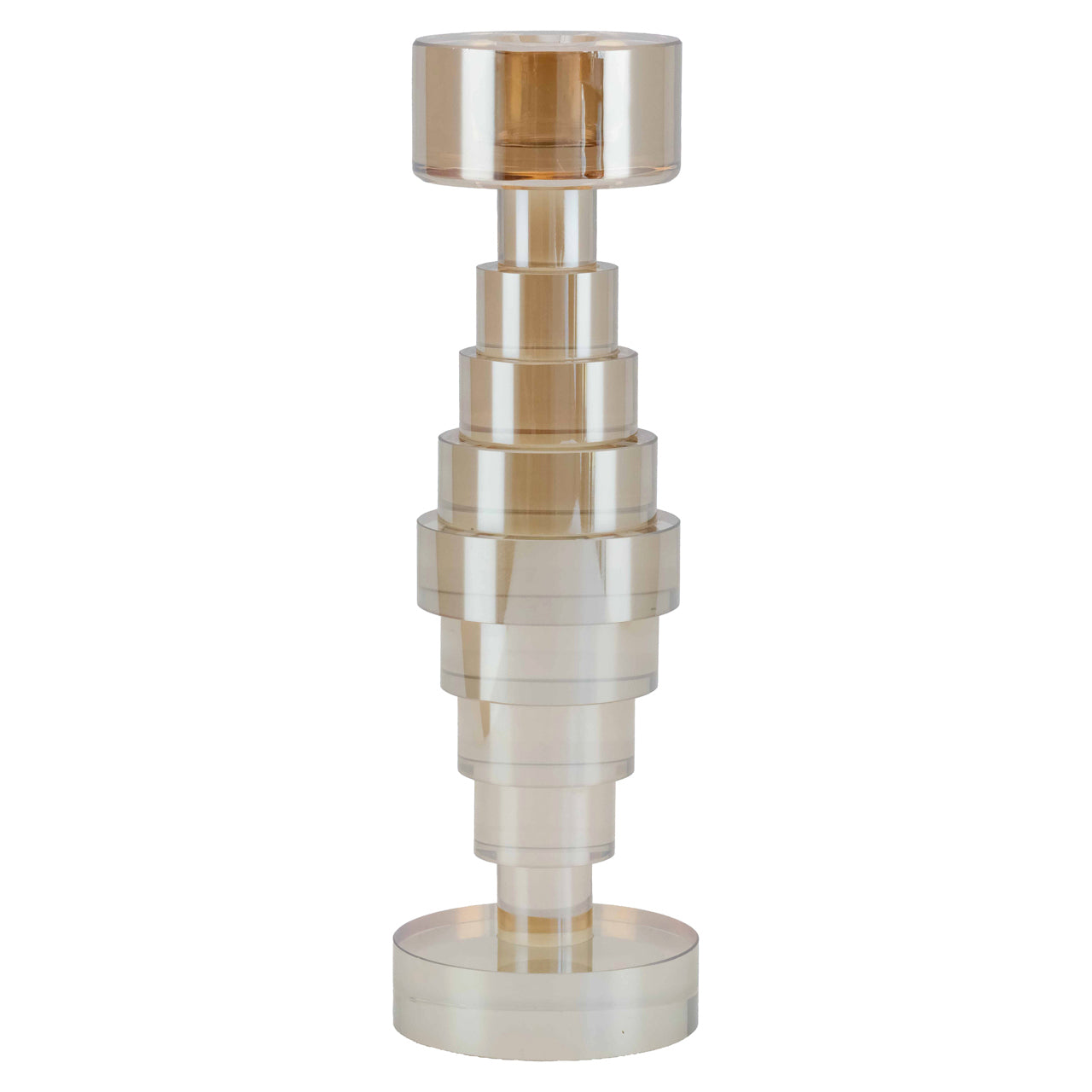 Bryn Champagne Candle Holder - Small by Richmond Interiors