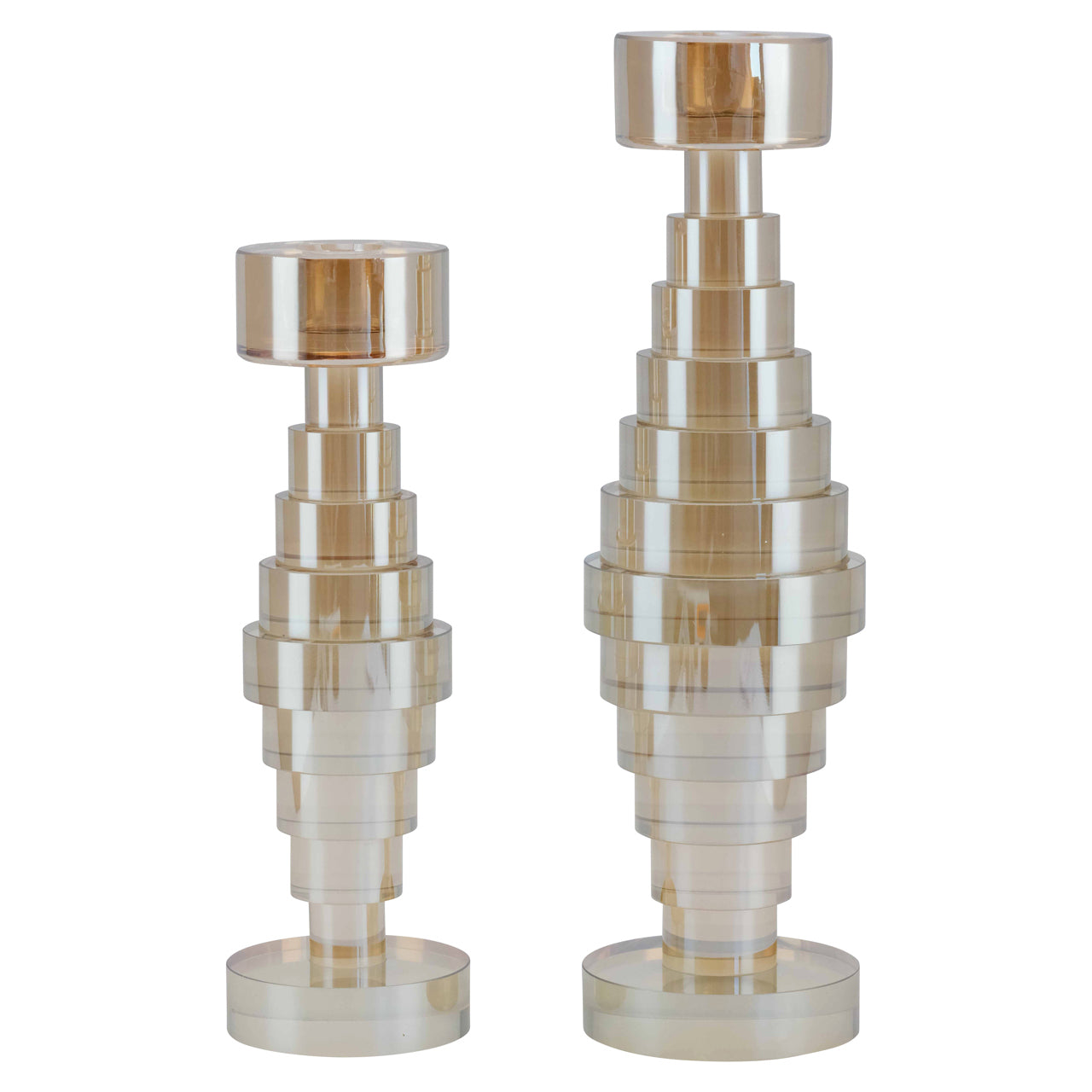 Bryn Champagne Candle Holder - Small by Richmond Interiors