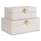 Bless Ivory Storage Box - Large by Richmond Interiors