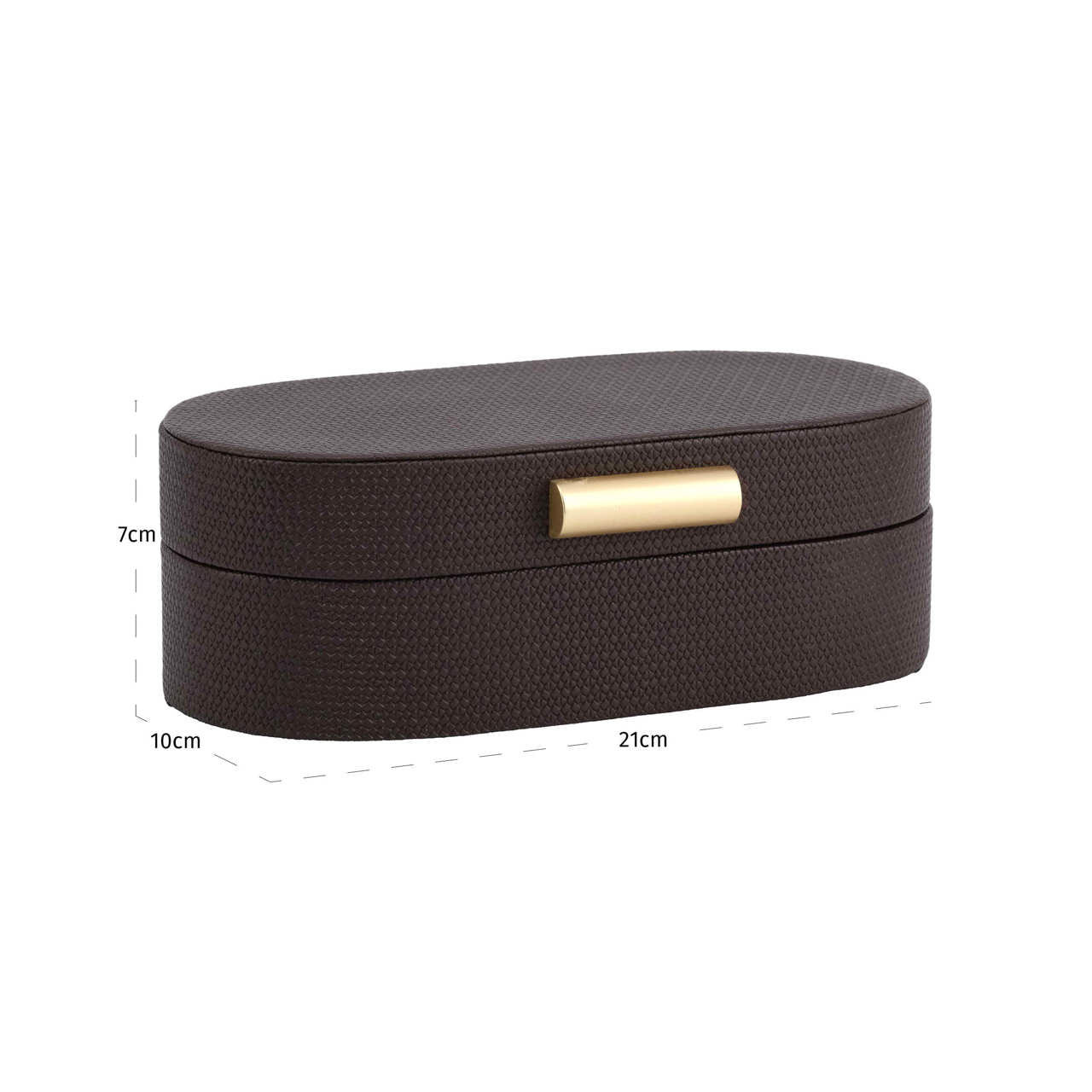Nova Brown Storage Box - Small by Richmond Interiors