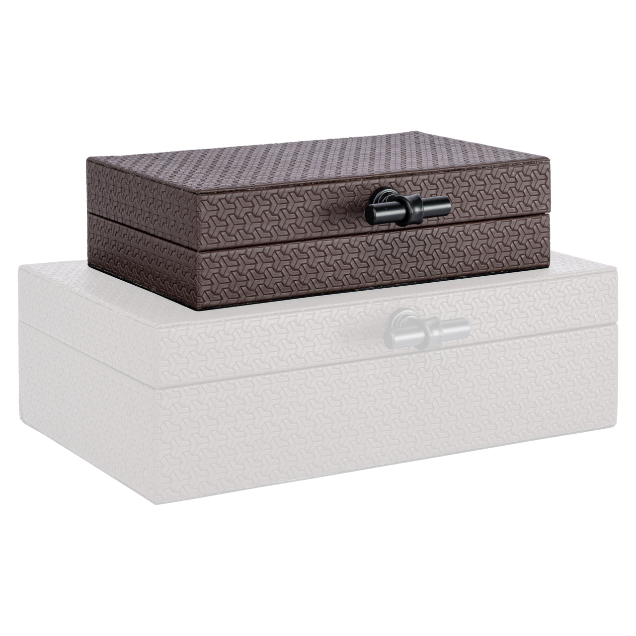 Billie Dark Brown Storage Box - Small by Richmond Interiors