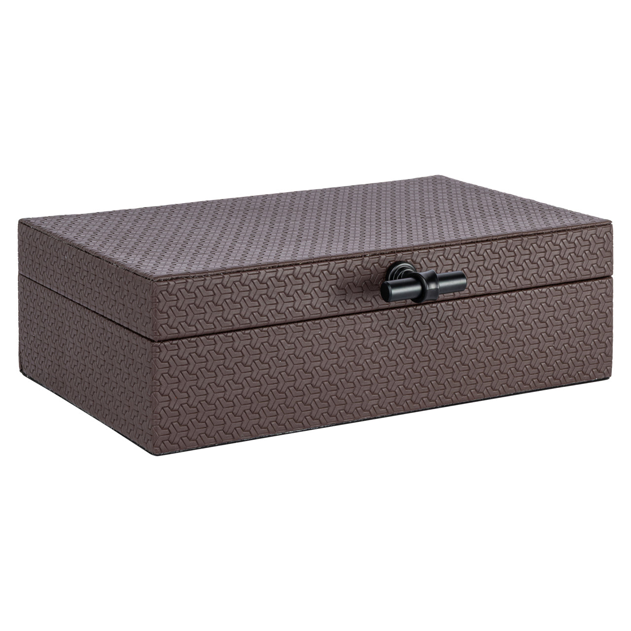 Billie Dark Brown Storage Box - Large by Richmond Interiors