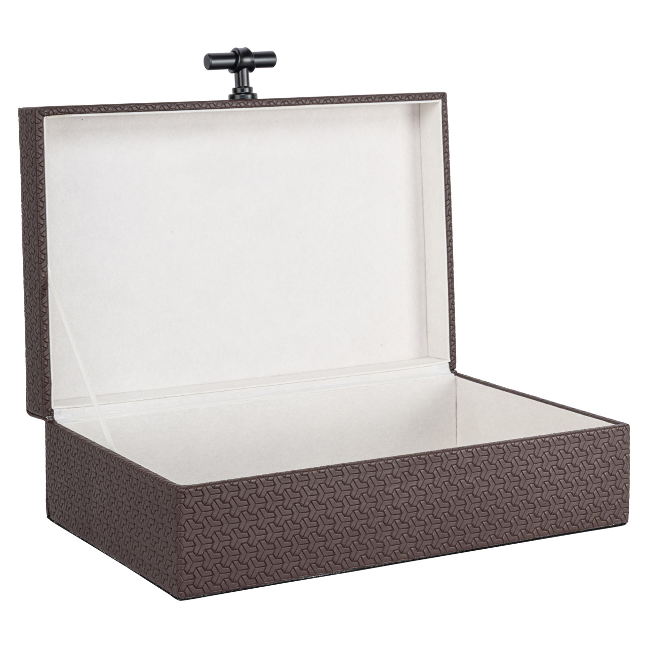 Billie Dark Brown Storage Box - Large by Richmond Interiors