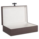 Billie Dark Brown Storage Box - Large by Richmond Interiors