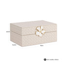 Lillie ivory Storage box - Small by Richmond Interiors