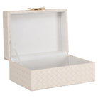 Lillie ivory Storage box - Small by Richmond Interiors