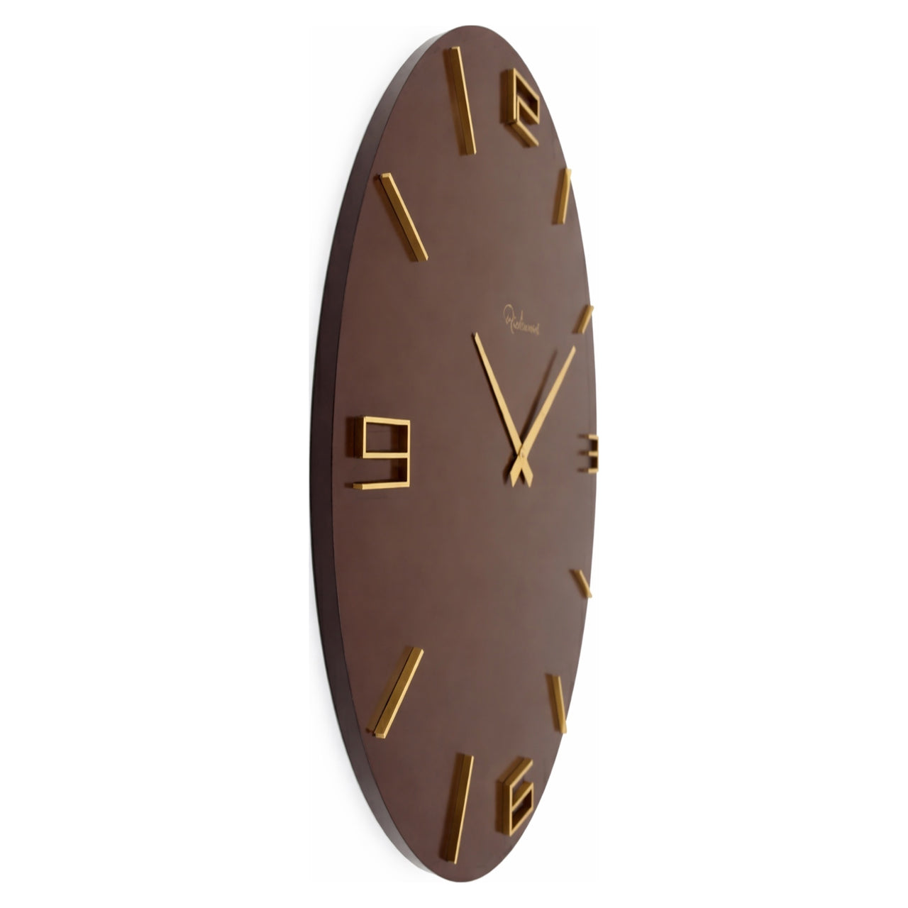 Byram Chestnut Wall Clock by Richmond Interiors
