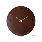 Byram Chestnut Wall Clock by Richmond Interiors