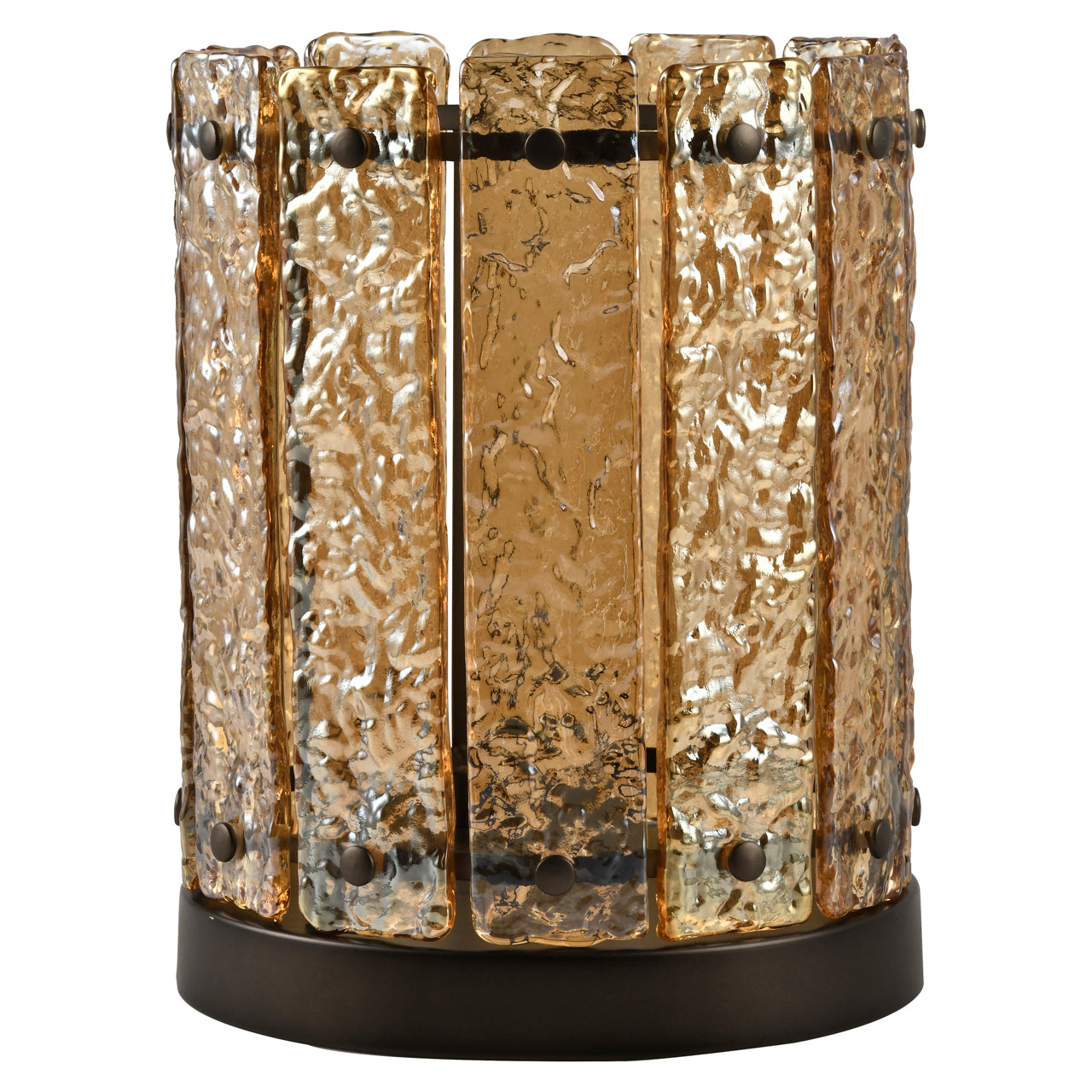 Hurricane light Aura amber small by Richmond Interiors