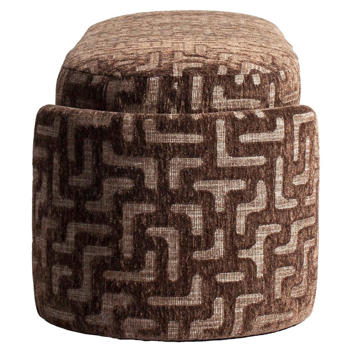 Bench Cupid brown labyrinth with storage by Richmond Interiors