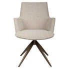 Dining chair Dakota natural chunky swivel with arm by Richmond Interiors