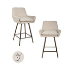 Counter stool Linsey natural chunky (Set of 2) by Richmond Interiors