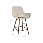 Counter stool Linsey natural chunky (Set of 2) by Richmond Interiors
