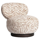 Lounge chair Jace beige tiger swivel by Richmond Interiors