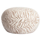 Jace Beige Tiger Pouffe & Footstool by Richmond Interiors