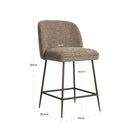 Counter stool Pullitzer brown tweed by Richmond Interiors