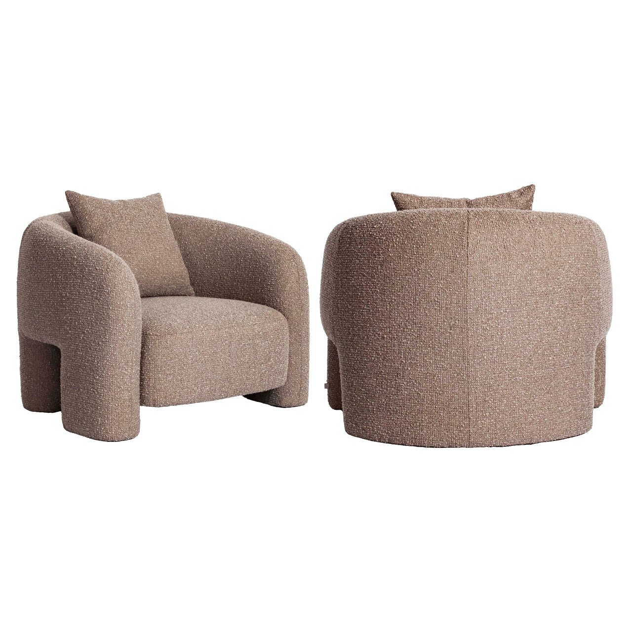 Lounge chair Tuscany mocca chunky by Richmond Interiors