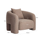 Lounge chair Tuscany mocca chunky by Richmond Interiors