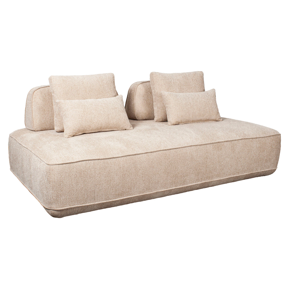 Sofa Tudor natural boldweave 2,5-seater movable backrest by Richmond Interiors