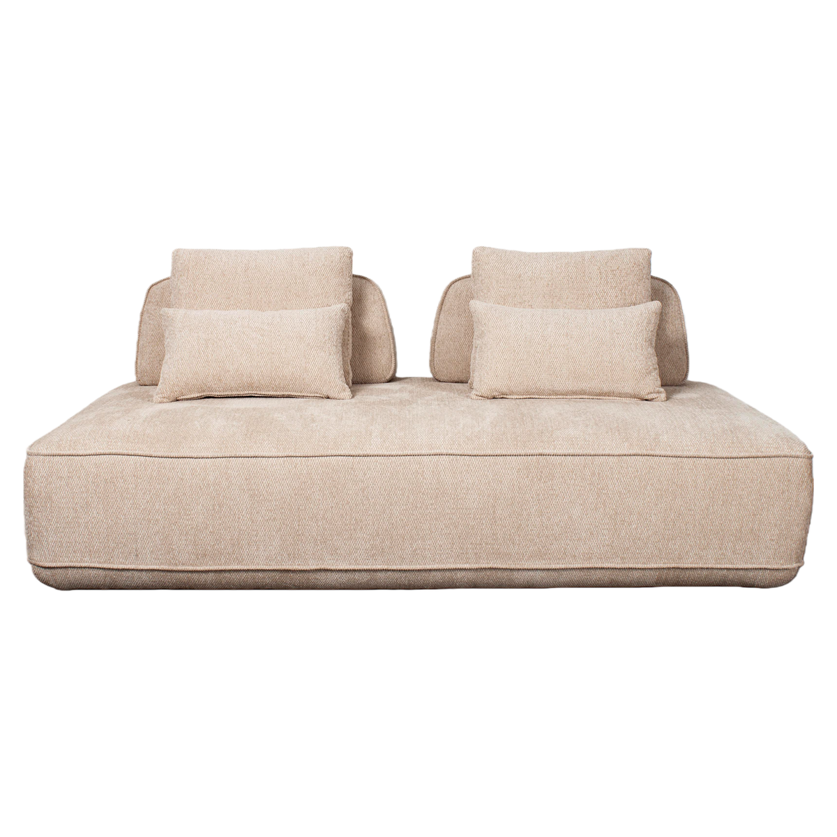 Sofa Tudor natural boldweave 2,5-seater movable backrest by Richmond Interiors