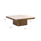 Claridge Beige Cumulus Coffee Table - Medium by Richmond Interiors