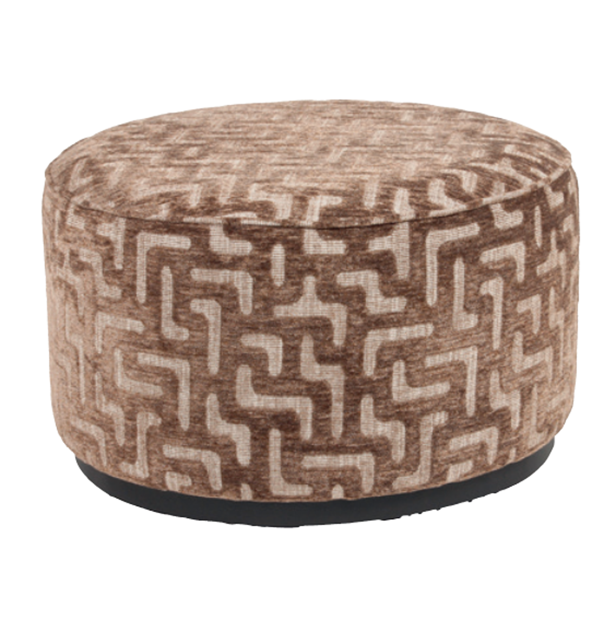 Pouffe & Footstool Adele brown chunky by Richmond Interiors