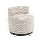 Lounge chair Franny sand chevron by Richmond Interiors