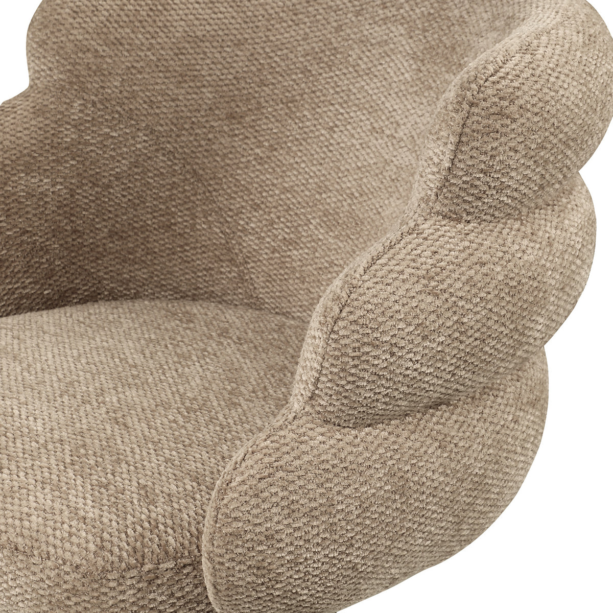 Dining chair Kayla mocca boldweave swivel by Richmond Interiors