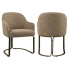 Hadley Brown Tweed Dining Chair by Richmond Interiors